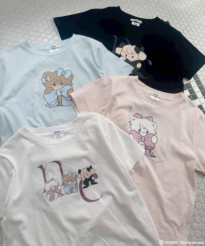 one after another mikko合作 印花T恤