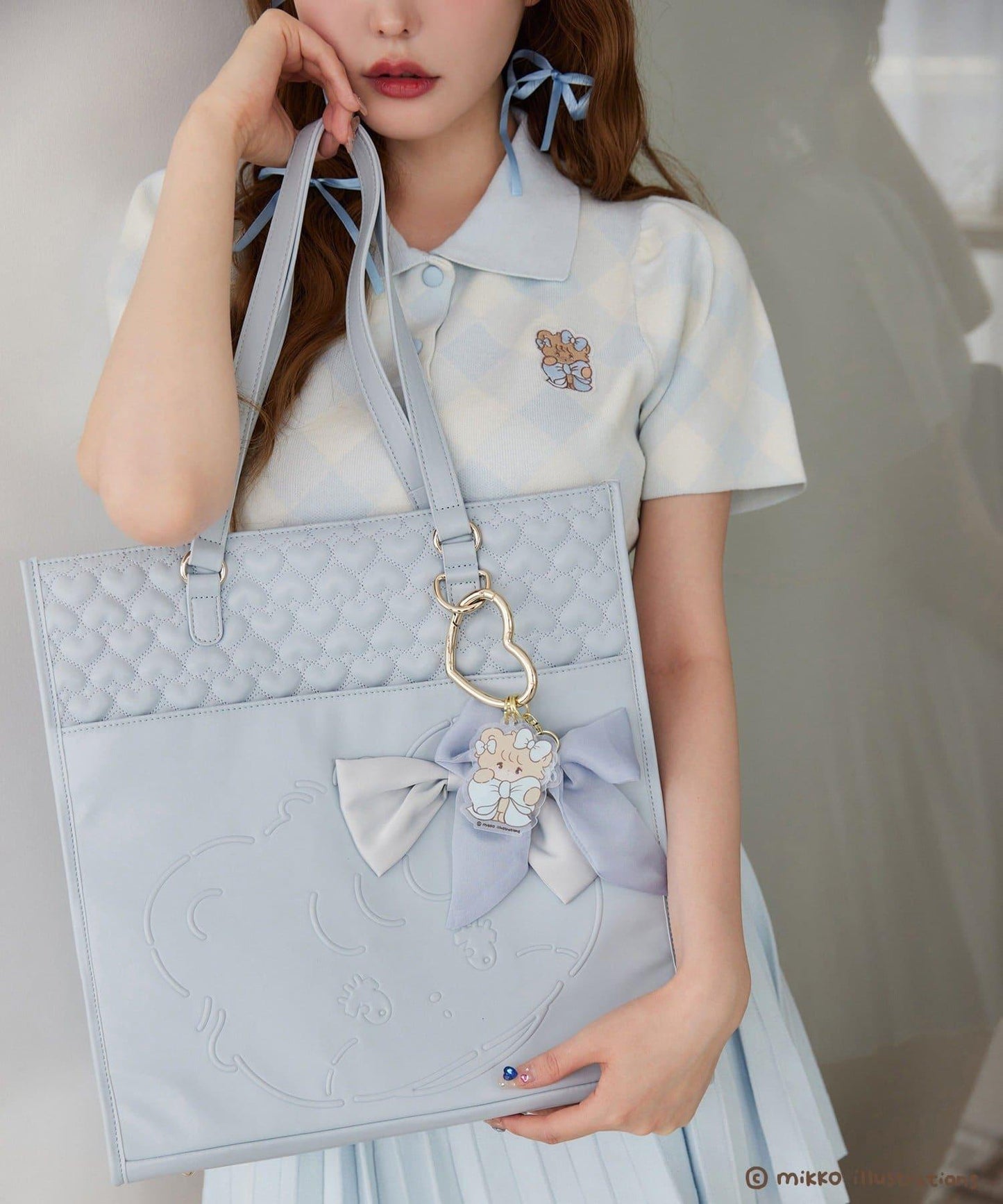 【one after anothe】【mikko コラボ】 心形登山扣裝飾掛件