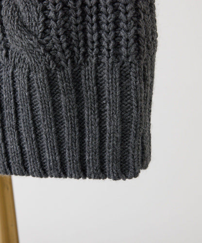 one after another 麻花針織長款上衣