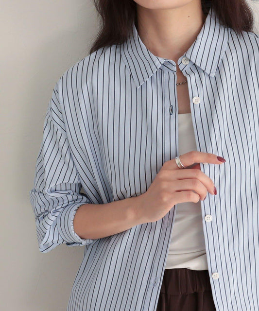 2WAY設計寬鬆襯衫