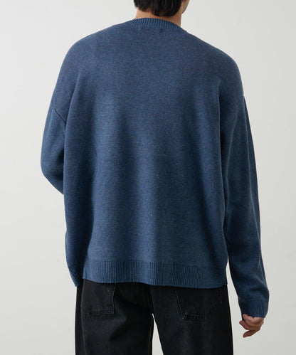 拱形Logo提花針織上衣