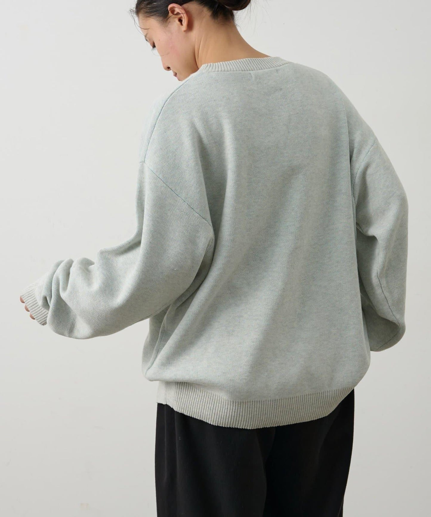 拱形Logo提花針織上衣