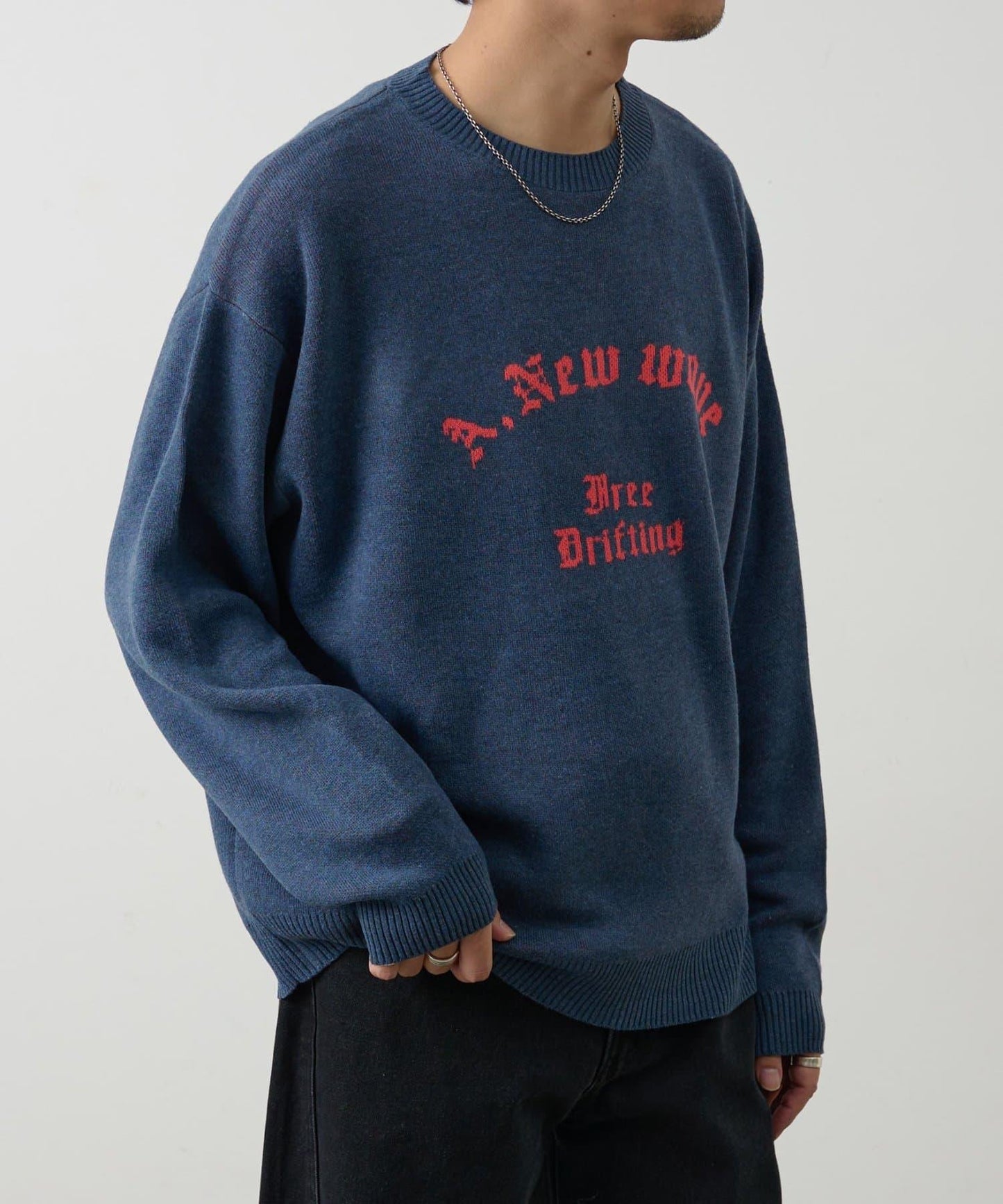 拱形Logo提花針織上衣