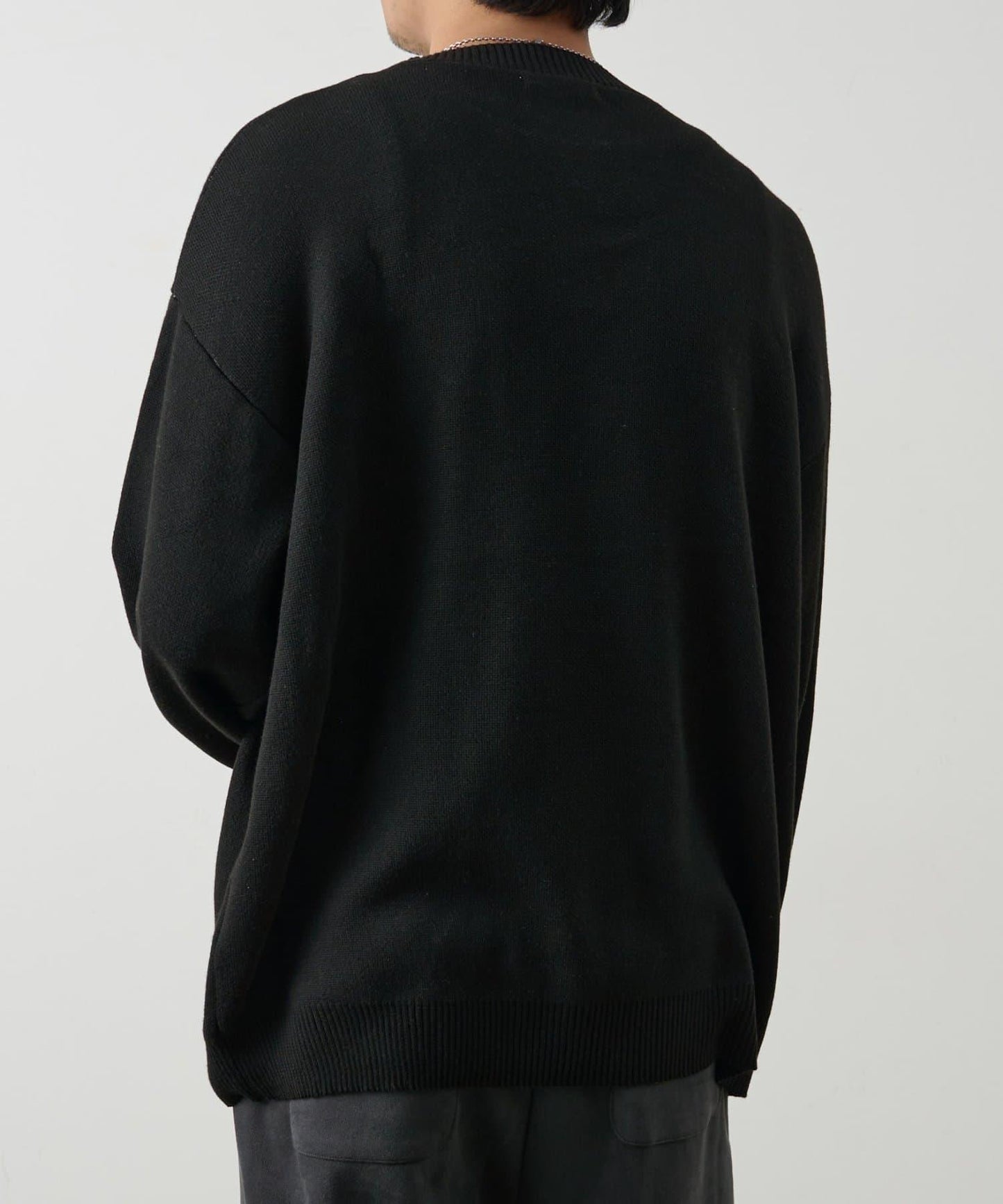 拱形Logo提花針織上衣