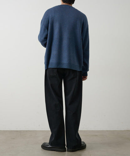 拱形Logo提花針織上衣