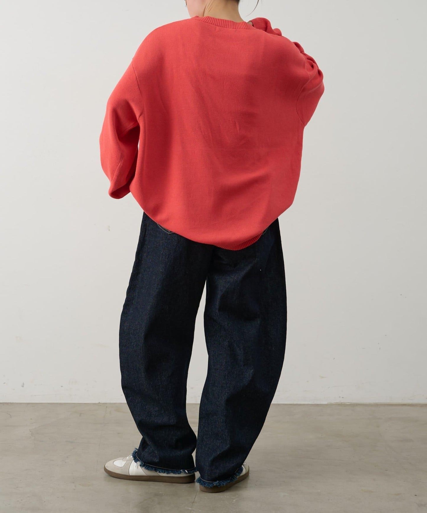 拱形Logo提花針織上衣