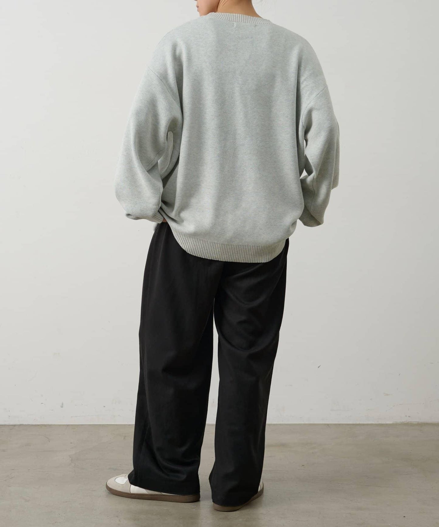 拱形Logo提花針織上衣