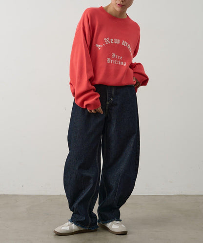 拱形Logo提花針織上衣