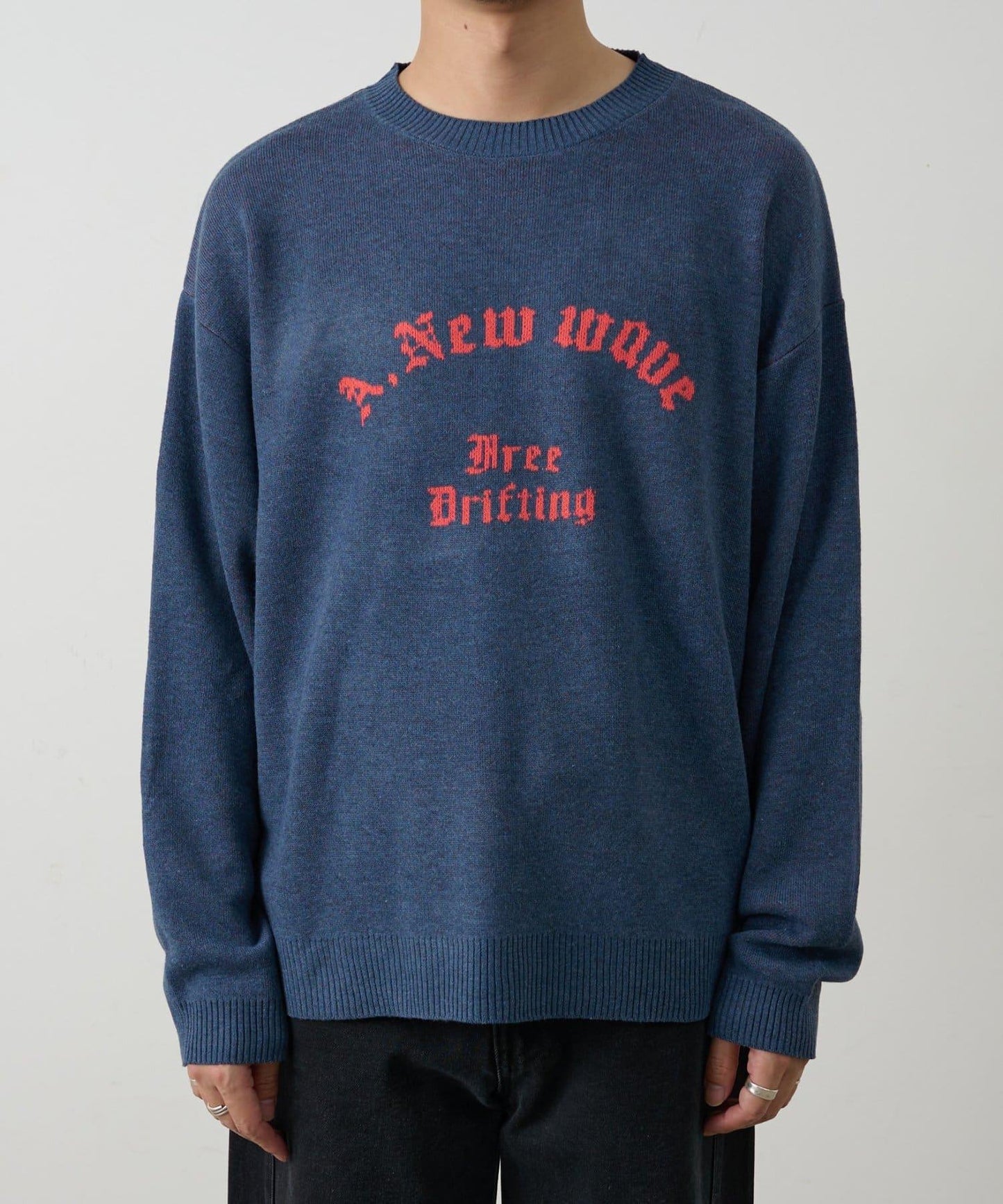 拱形Logo提花針織上衣