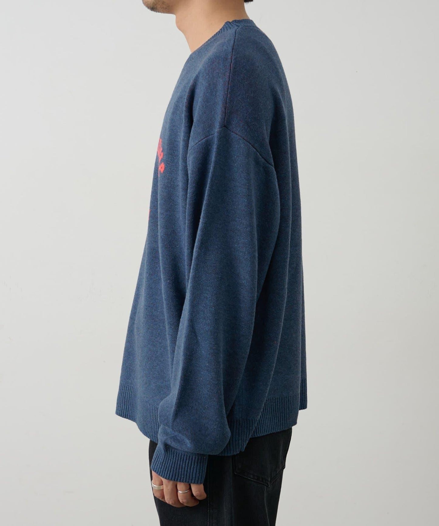 拱形Logo提花針織上衣