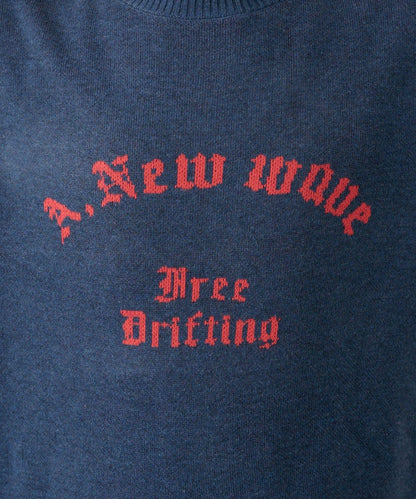 拱形Logo提花針織上衣