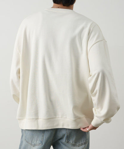 單點印花 亨利領 休閒衛衣