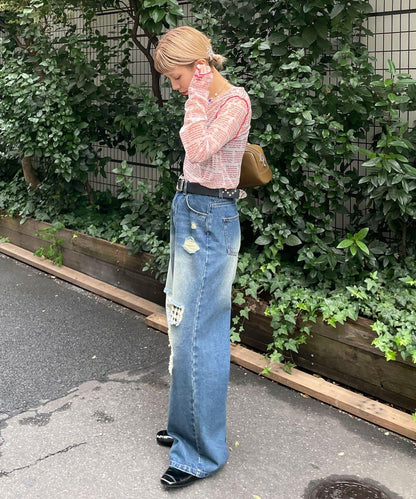 透感文字印花T恤