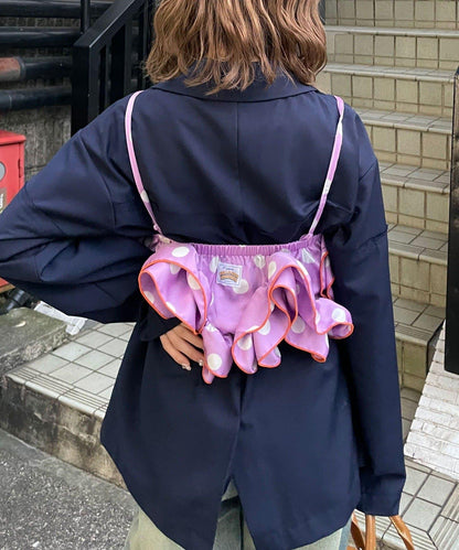 HELLO.SANFRANCISCO ハローサンフランシスコ 波點荷葉邊背心