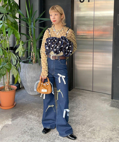 HELLO.SANFRANCISCO 櫻桃圖案 透膚印花 T恤