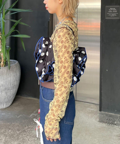 HELLO.SANFRANCISCO ハローサンフランシスコ 波點荷葉邊背心