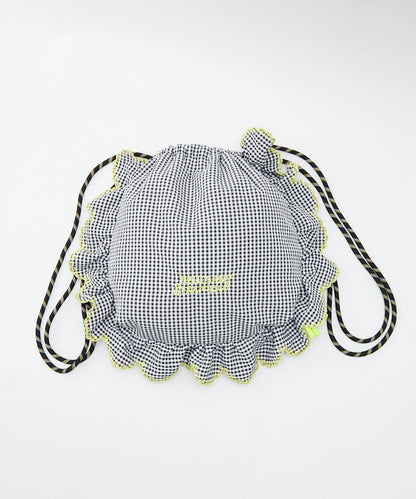 HELLO.SANFRANCISCO ハローサンフランシスコ 傘繩荷葉邊設計 束口揹包