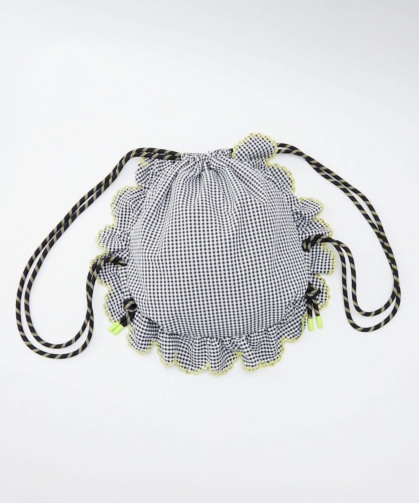 HELLO.SANFRANCISCO ハローサンフランシスコ 傘繩荷葉邊設計 束口揹包