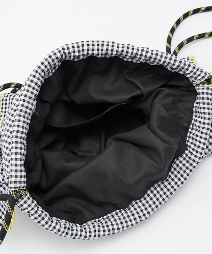 HELLO.SANFRANCISCO ハローサンフランシスコ 傘繩荷葉邊設計 束口揹包