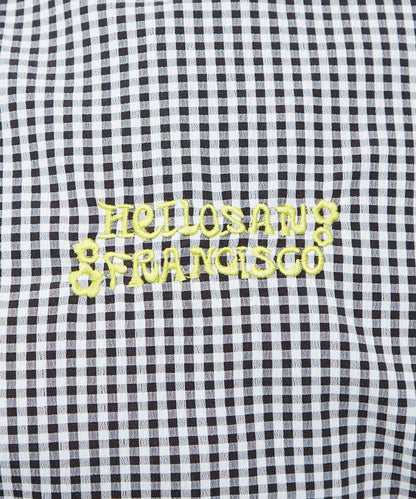 HELLO.SANFRANCISCO ハローサンフランシスコ 傘繩荷葉邊設計 束口揹包