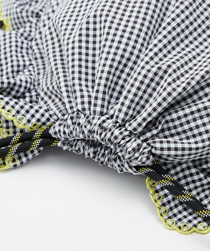 HELLO.SANFRANCISCO ハローサンフランシスコ 傘繩荷葉邊設計 束口揹包