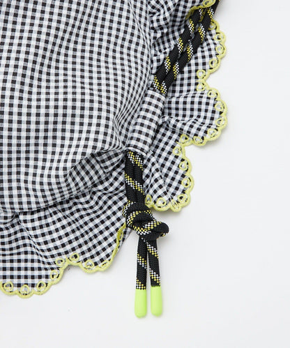 HELLO.SANFRANCISCO ハローサンフランシスコ 傘繩荷葉邊設計 束口揹包