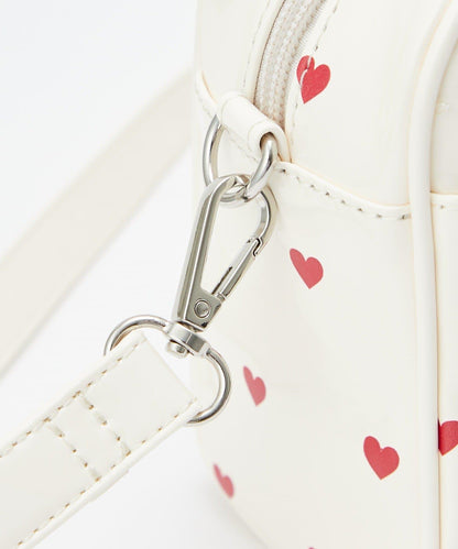 HELLO.SANFRANCISCO ハローサンフランシスコ 心形印花漆皮迷你波士頓包