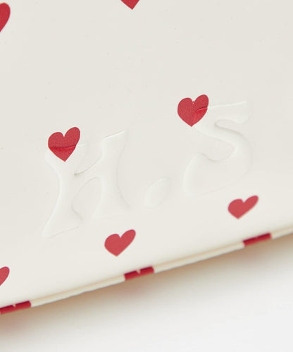 HELLO.SANFRANCISCO ハローサンフランシスコ 心形印花漆皮迷你波士頓包