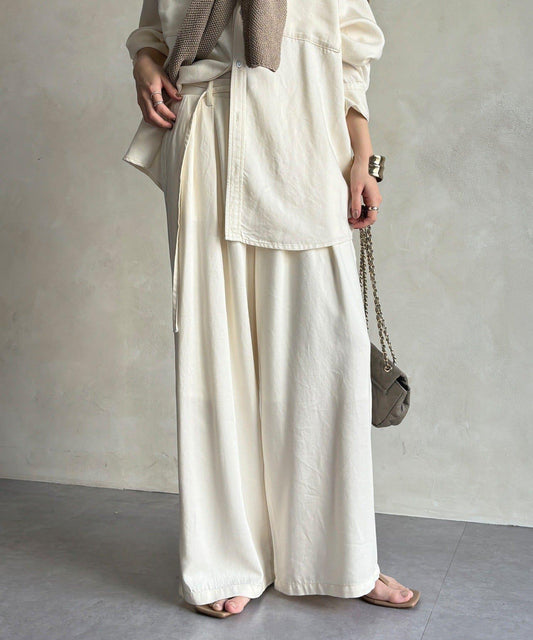 可成套搭配 萊賽爾 褶襉褲