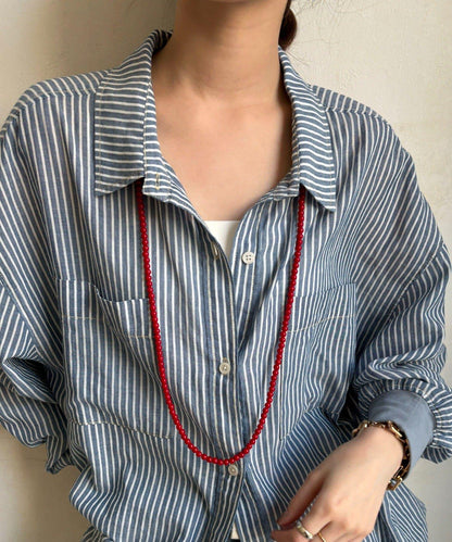 彩色珠球鏈條項鍊