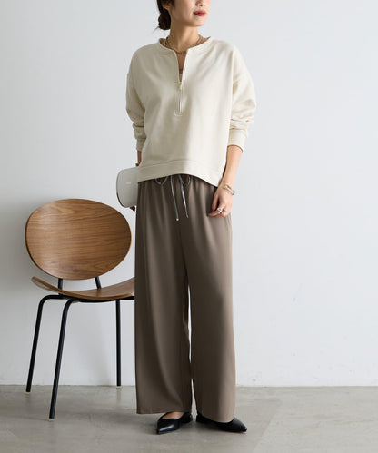 毛圈半拉鍊套頭衛衣