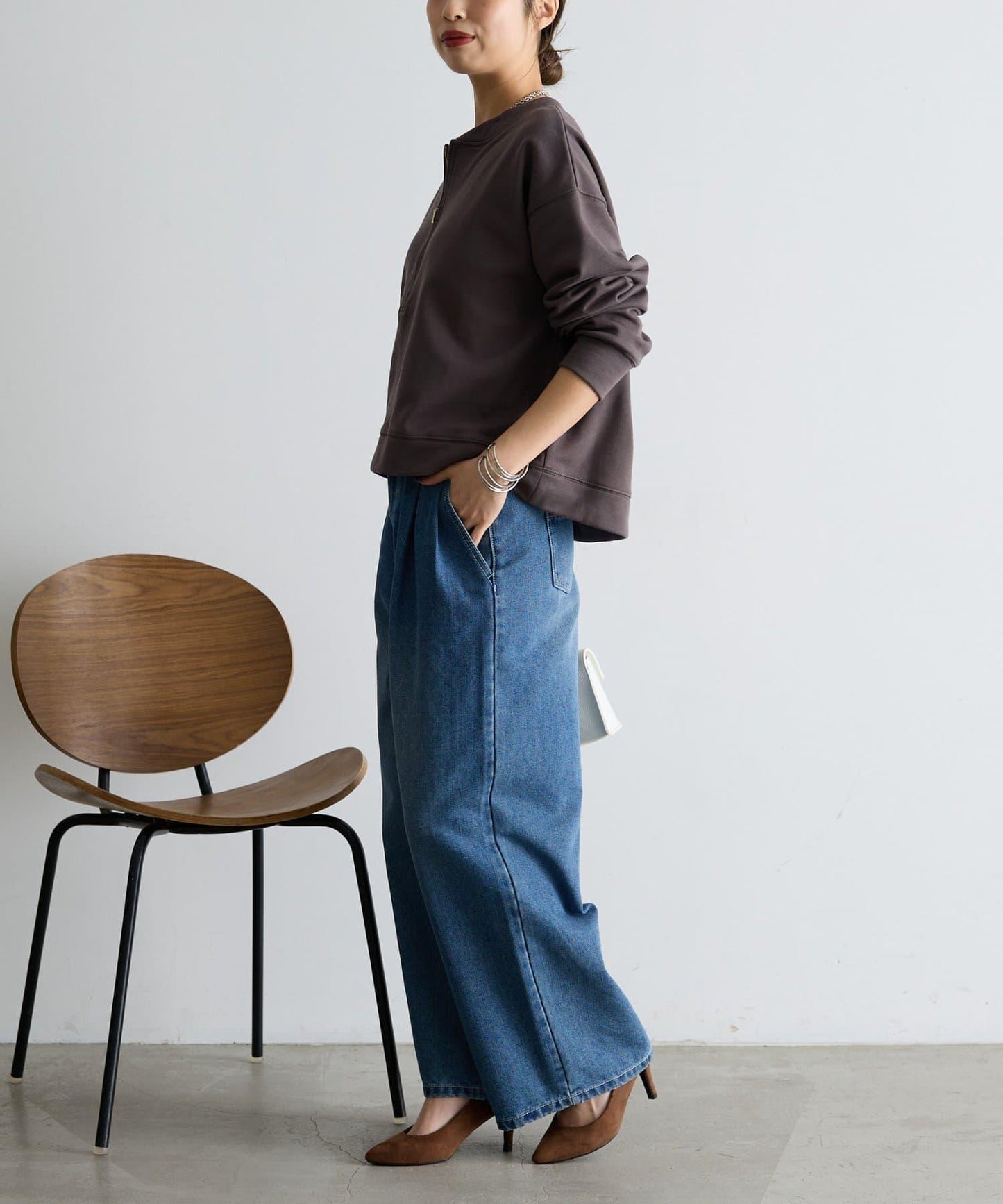 毛圈半拉鍊套頭衛衣