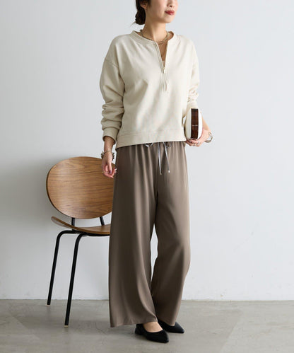 毛圈半拉鍊套頭衛衣