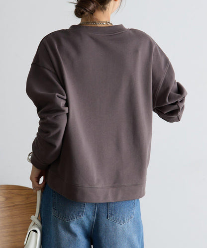 毛圈半拉鍊套頭衛衣