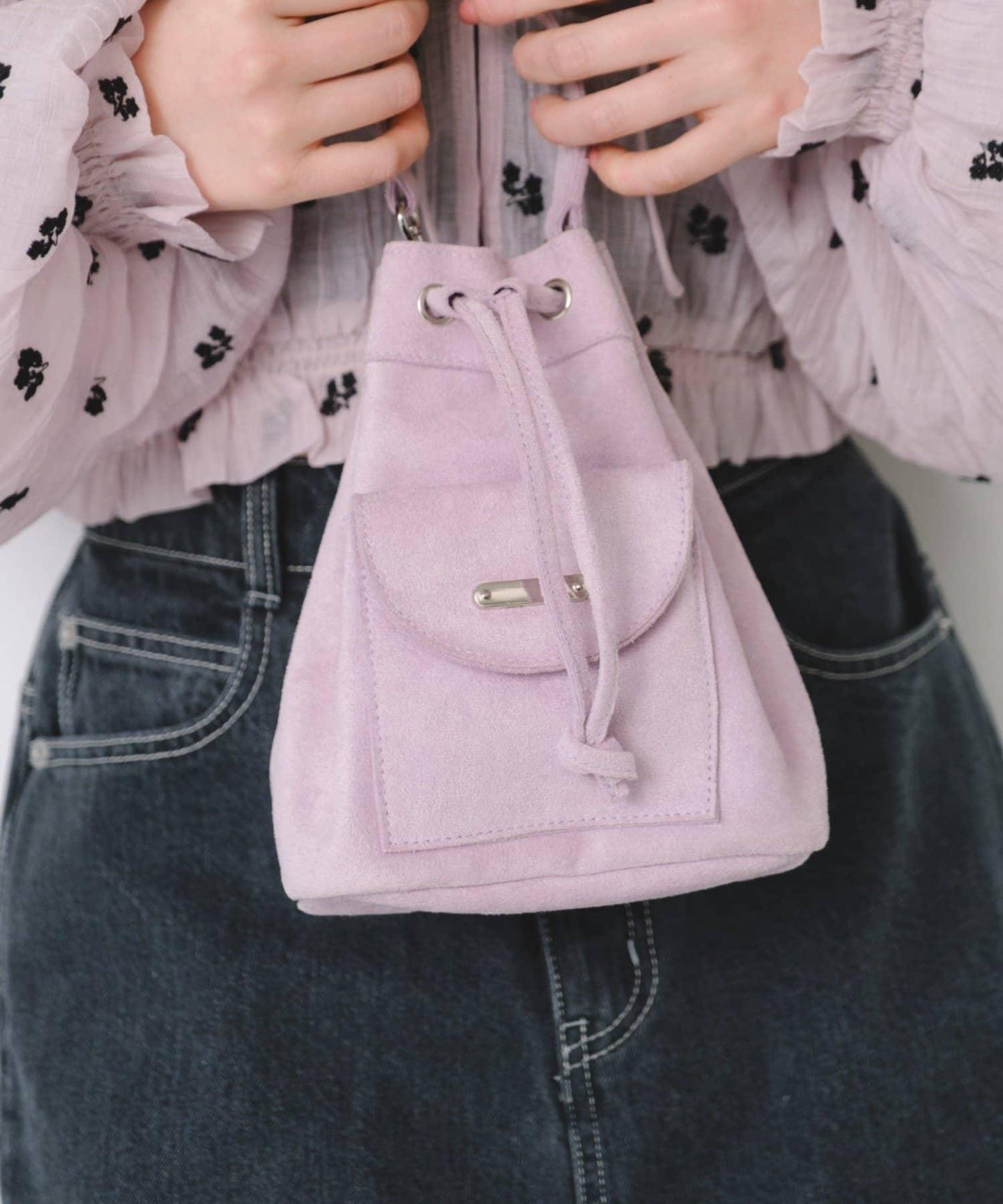 麂皮迷你包（四色可選）