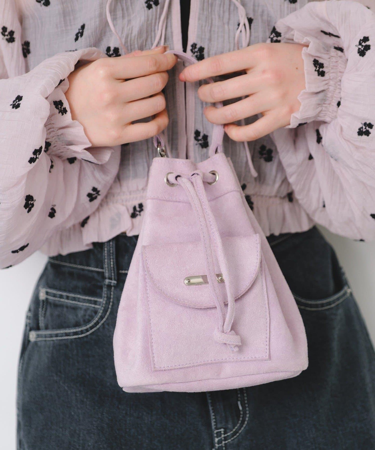 麂皮迷你包（四色可選）