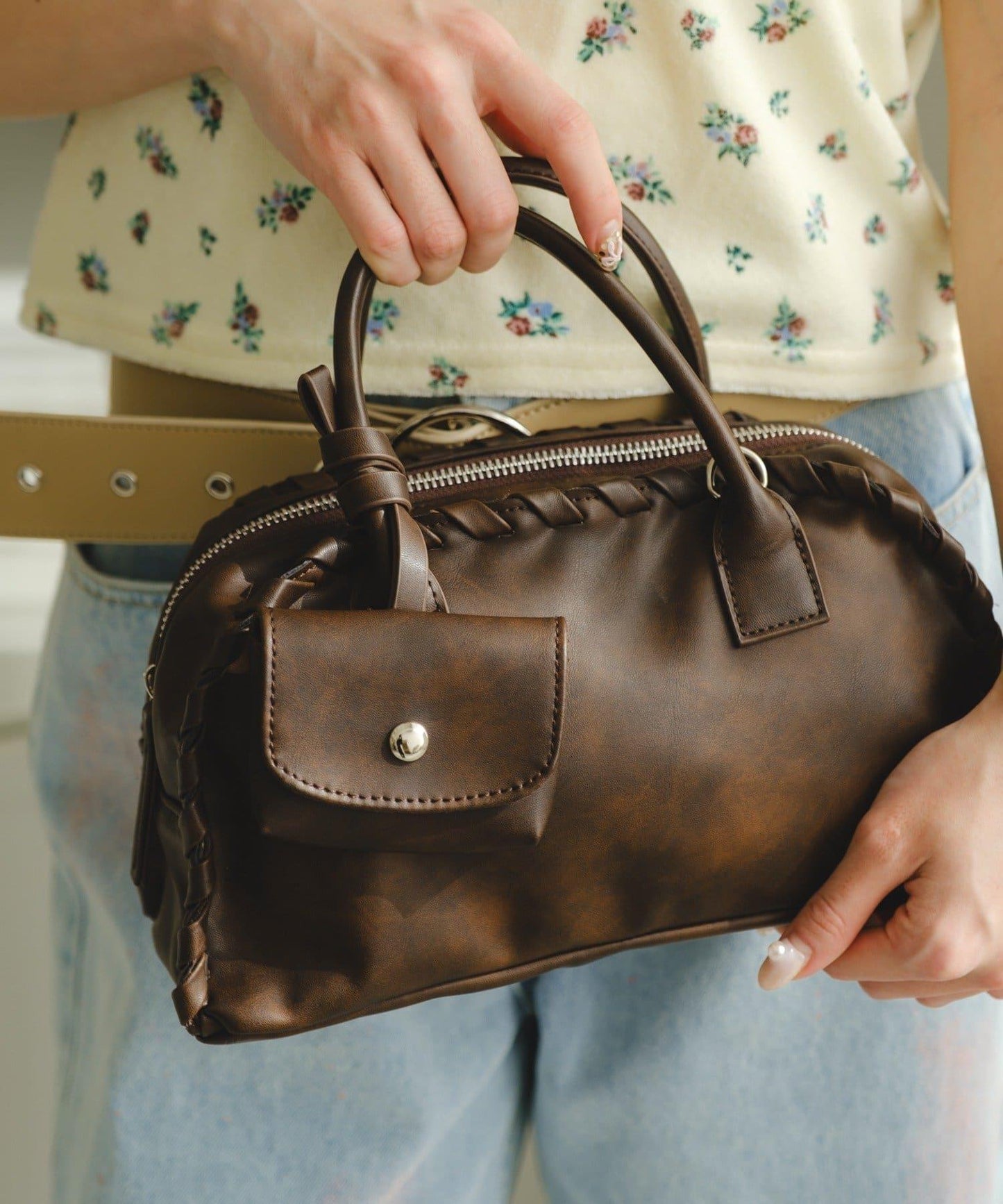 2WAY 可拆卸掛飾 波士頓包