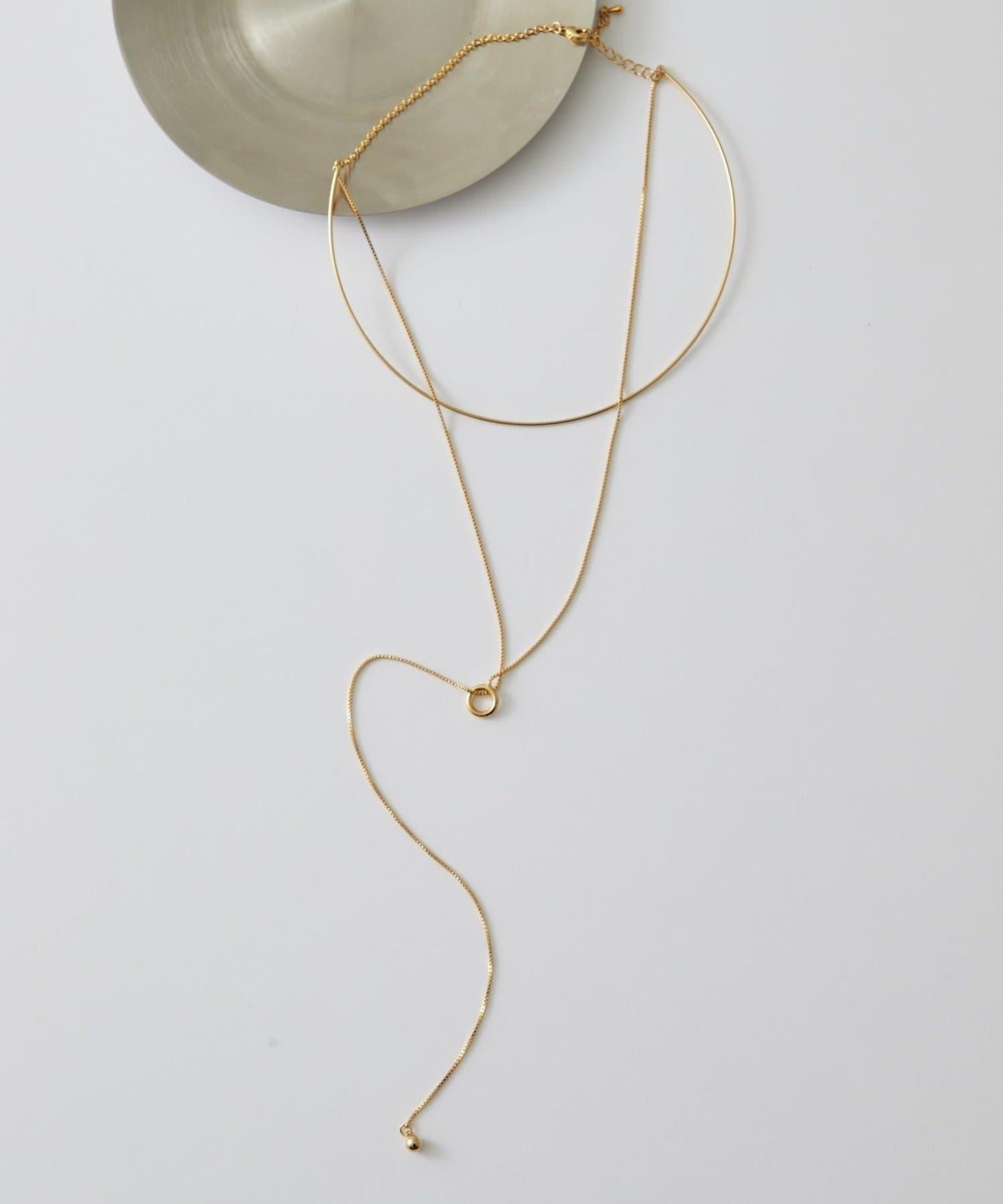 圓環平衡設計項鍊