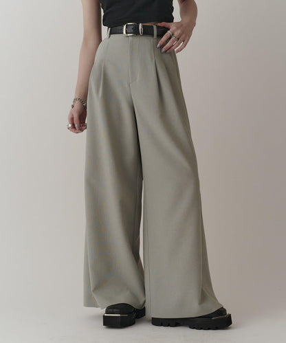 側邊拉鍊 闊腿喇叭 褲子