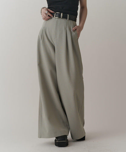 側邊拉鍊 闊腿喇叭 褲子