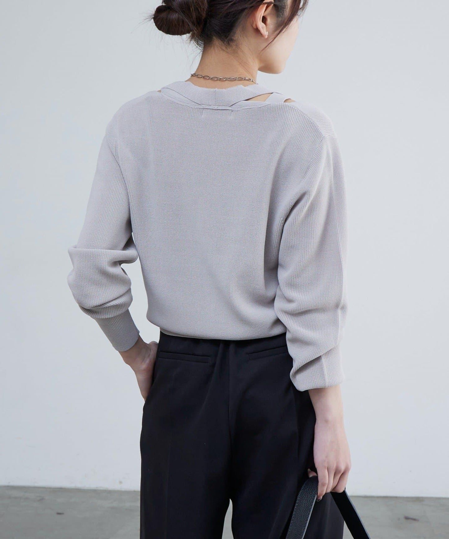 V領設計 針織開衫