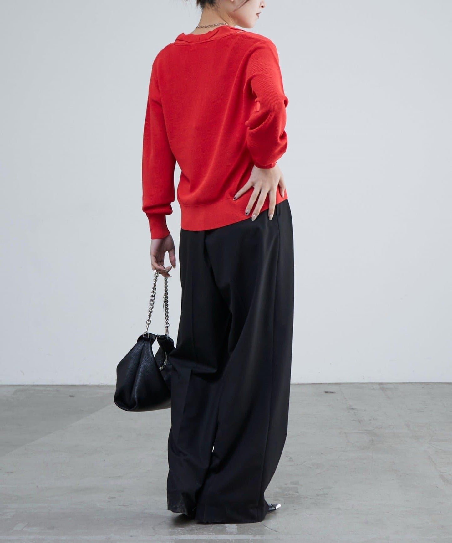 V領設計 針織開衫