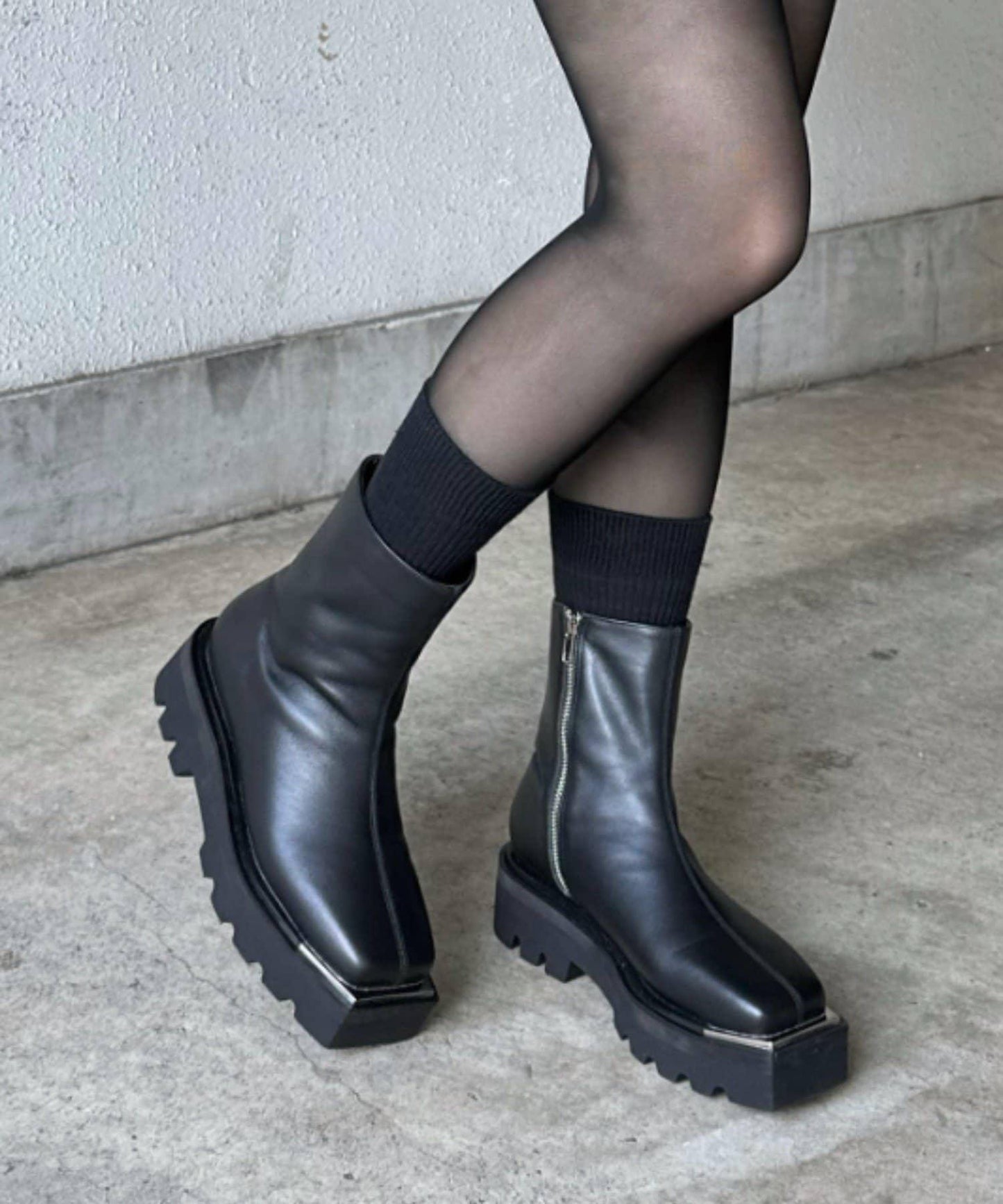 mi-企畫 方頭靴子