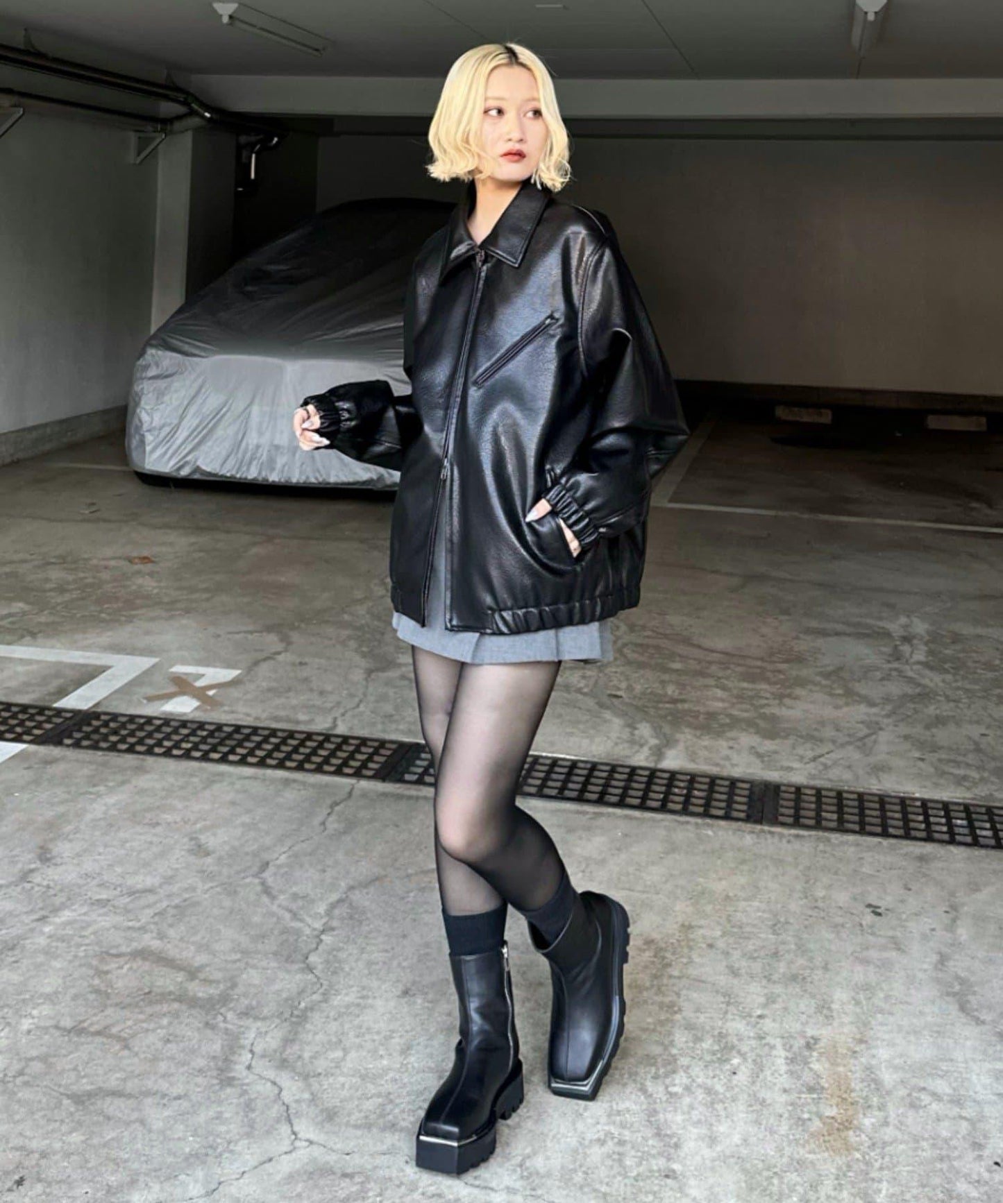 mi-企畫 方頭靴子