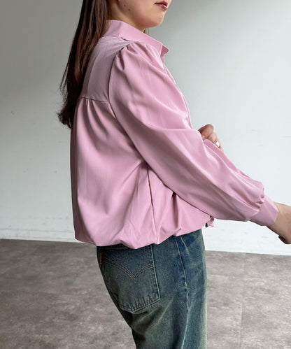 短款蓬鬆廓形襯衫