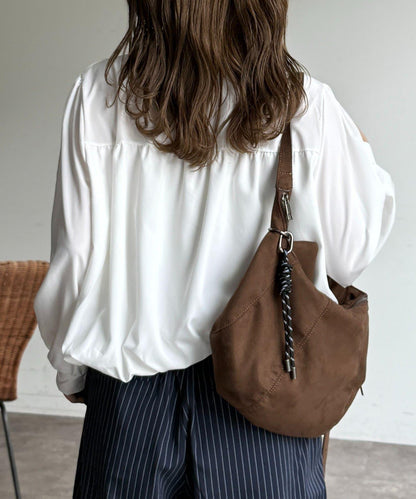 短款蓬鬆廓形襯衫