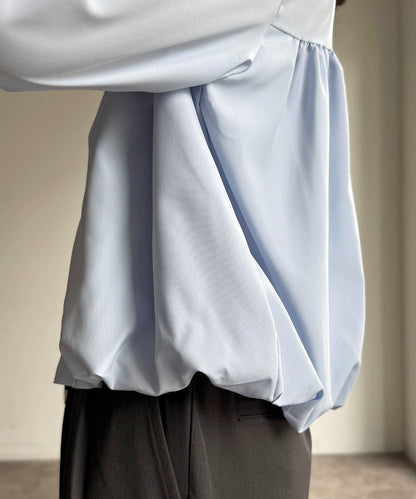 短款蓬鬆廓形襯衫