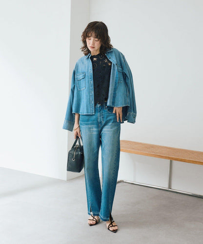 造型感刺繡馬甲（款）