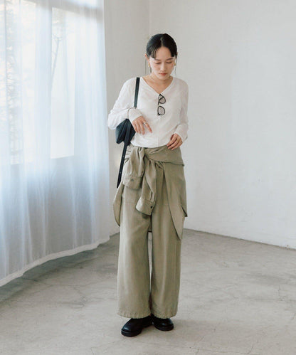 2way半透設計長袖T恤