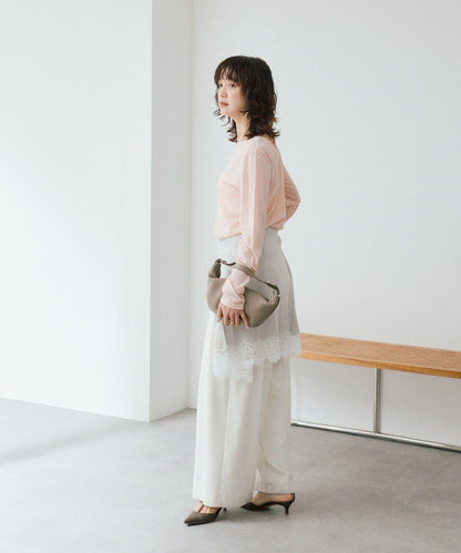 2way半透設計長袖T恤